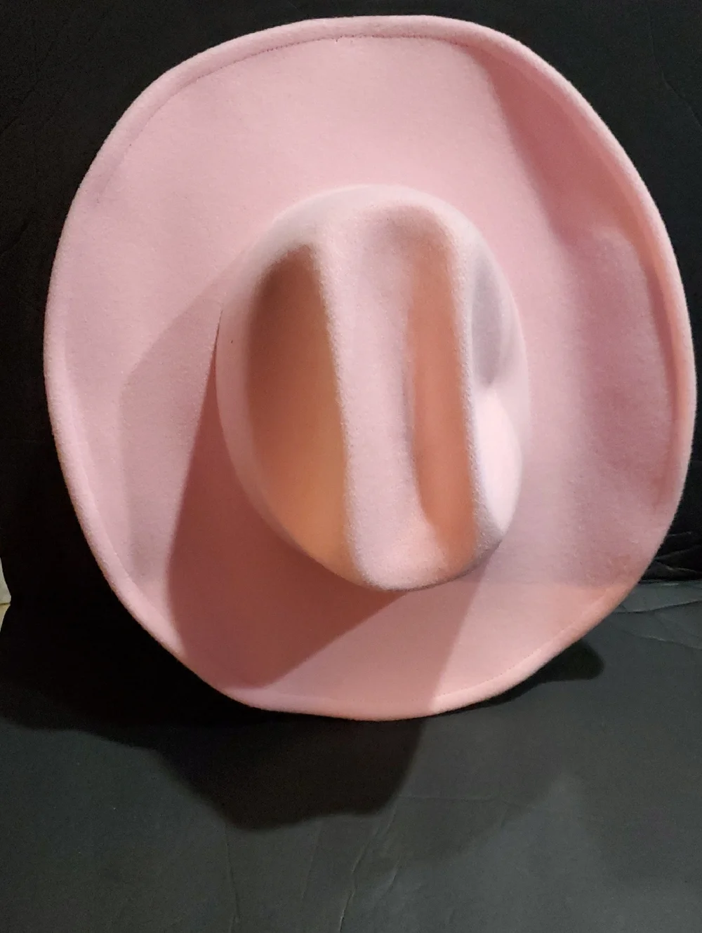 Ed Hardy‎ pink love kills slowly inscripted crystal studded western cowboy hat